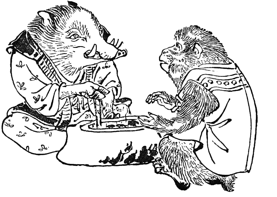 The Monkey and the Boar